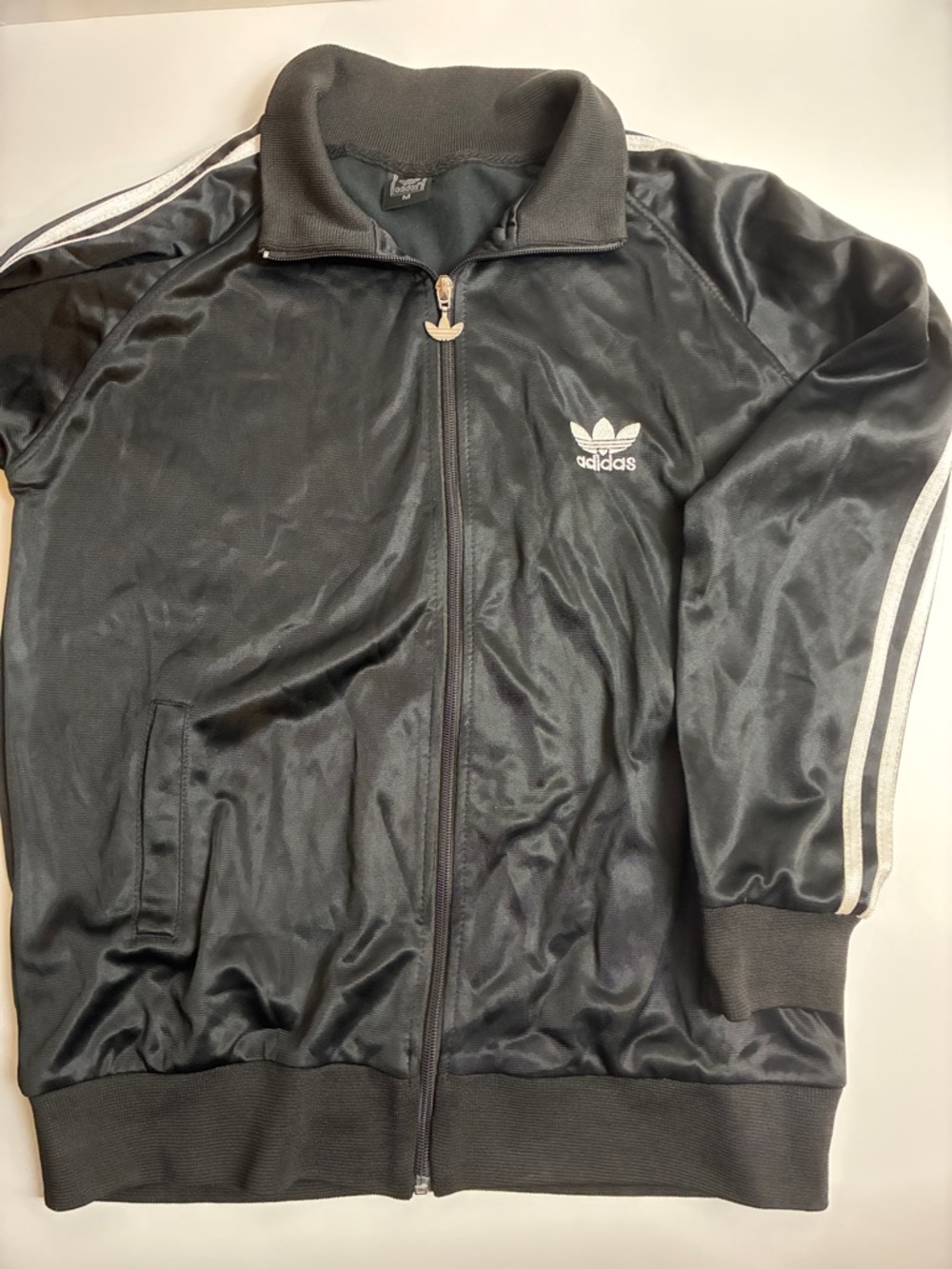 Black Adidas track jacket